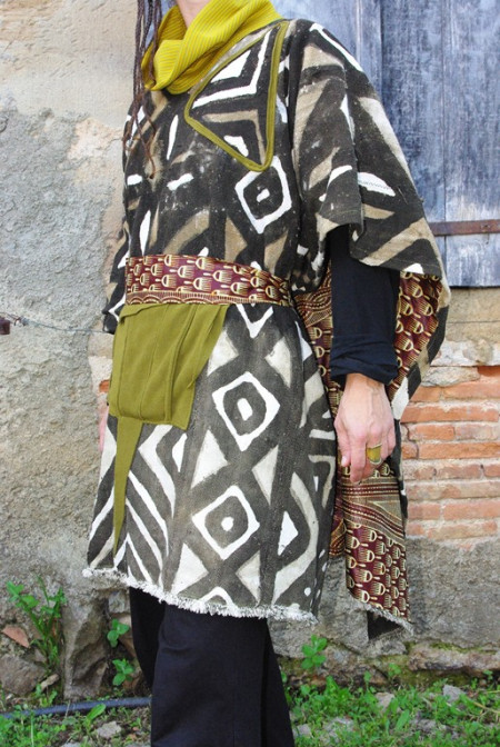 Bogolan Poncho 